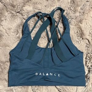 Balance Athletica Strappy Sports Bra - Teal